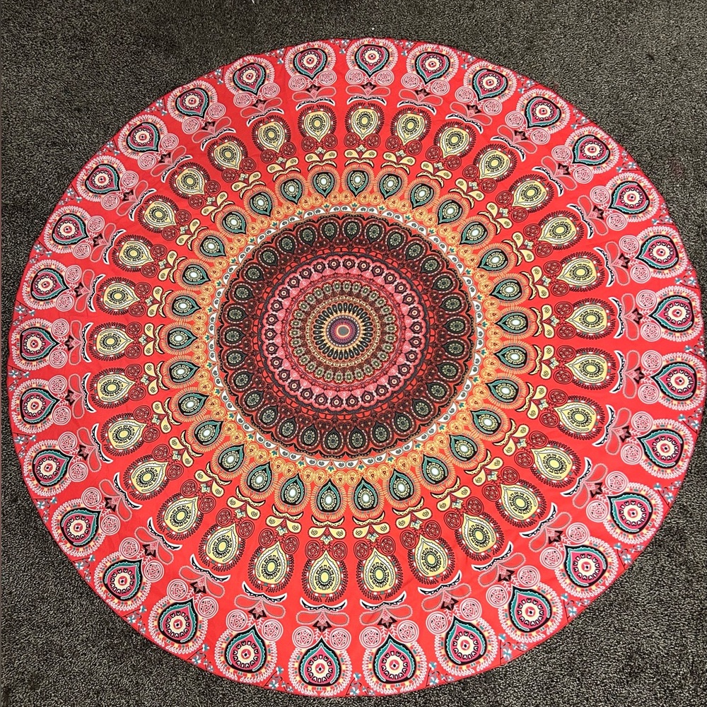 Circle mandala tapestry